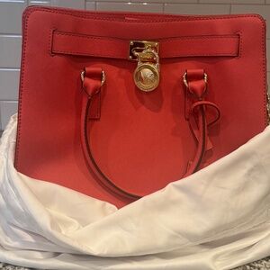 Michael Kors Large Pink leather Hamilton Tote - BRAND NEW